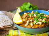 Dhal, curry de lentilles corail au lait de coco