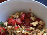 Salade au blanc de poulet rôti, du blog de Patrizia  #antigaspi