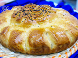 Khobz eddar bel habbet hlewa- pain maison au four aux grains d'anis- facile pour ramadan