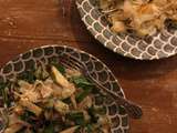 Deux façons de cuisiner le fenouil cru : salade fenouil poire épinards et fenouil olives parmesan