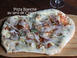 Pizza blanche au lard de Colonnata