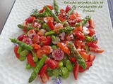Salade printanière et vinaigrette de fraises – Bataille Food # 89
