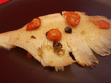 Ailes de raie aux câpres. Une recette de poisson de mer cuit au four