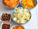 Salade fenouil carottes pour recevoir