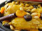 Maroc : Tajine de Poulet Mqalli aux Fruits Secs