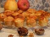 Muffins pomme et noix