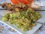 Salade de quinoa asperge et avocat