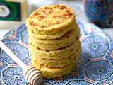 Harcha marocaine, recette galette de semoule