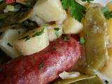 Diots de Savoie, Haricots plats et pommes de terre au Cookéo