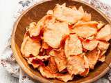 Sans gluten et paléo : chips de patate douce