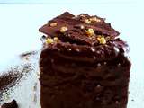 Cake au chocolat intense et caramel