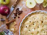 Apple pie [tourte aux pommes et raisins secs]