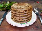 Pancakes à la farine de caroube, le petit déjeuner healthy