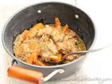 Sauté de veau aux carottes, gingembre et coriandre