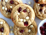 Cookies au chocolat blanc et aux cranberries