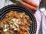 Curry de riz complet riz rouge quinoa carotte et courge