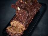 Bûche chocolat, épices et agrumes par Sarah Abitan et Leïla Martin