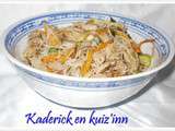 Porc au caramel et nouilles aux légumes sautés - Kaderick en Kuizinn » Kaderick en Kuizinn