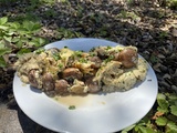 Omelette au brocciu et champignons 7 💚 4💙💜