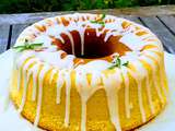 Gâteau « fluffy » au citron et verveine – variation du Sponge Cake à l’eau