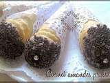 Cornet amandes chocolat Gateau algerien