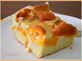 Gâteau de semoule aux abricots et pistache