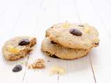 Cookies aux pépites de chocolat et citron confit sans gluten