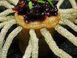 Cuisine martienne : pintxo umami de bradwurst aux churros chinois