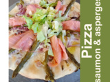 Pizza aux asperges et au saumon fumé - La Machine à Explorer