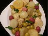 Tajine aux Olives Tapinambour et Citron confit