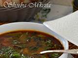 Shorba mektfa-soupe rouge facile aux vermicelles du ramadan