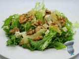 Salade de poulet au Bleu du Vercors et aux poires