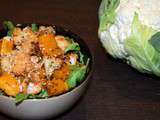 Salade de roquette et légumes grillés au paprika