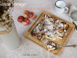 Gâteau fromager aux pêches et nectarines