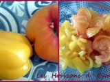 Gaspacho poivron jaune et tomate jaune