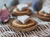 Toast de foie gras sur chutney de figues