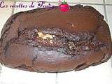 Cake au chocolat coeur noix de coco