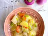 Tourlou d'hiver avgolemono ou comment se réchauffer de quelques légumes racines façon soupe grecque citronnée