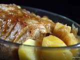 Roti de porc et pommes de terres fondantes à la sauce barbecue [ Cookeo ]