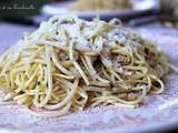 Spaghettis aux anchois frais