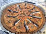 Tarte salée aux anchois en conserve et aux olives vertes, et un reportage à venir sur France 5