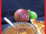 Confiture de Figues aux Pommes, Raisins secs au Porto Blanc et Zestes d'Orange