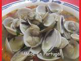 Soupe de Légumes d'Eté aux Amêijoas (Palourdes)