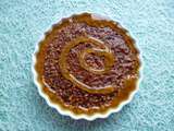 Bowl cake hyperprotéiné choco-caramel-fèves de cacao nappé d'érable 0 kcal (diététique, sans oeuf-beurre-sucre, riche en fibres)