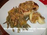 Escalopes de Dinde Fines au Jambon Cru & Poireaux