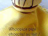 Whoopies pies chocolat au lait / noisettes
