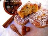 Muffins d’automne { butternut, noisettes, pomme et épices }