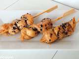 Brochettes de poulet yakitori faciles (Easy yakitori chicken skewers)