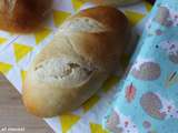 Petits pains au lait et à la crème ( Hokkaido milk buns)