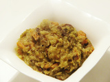 Curry de patate douce et rhubarbe